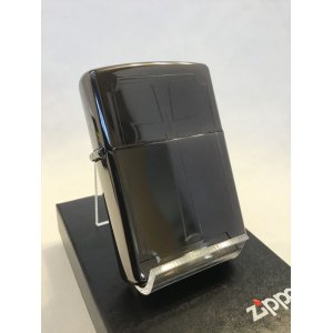 画像: No.150 PVDシリーズZIPPO ブラックアイス CROSS クロス z-3373