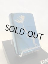 画像: No.20446 PVDシリーズZIPPO サファイア 2エンジェルス z-3402