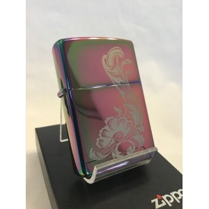 画像: No.151 PVDシリーズZIPPO スペクトラム ミステリーリーフ z-3404