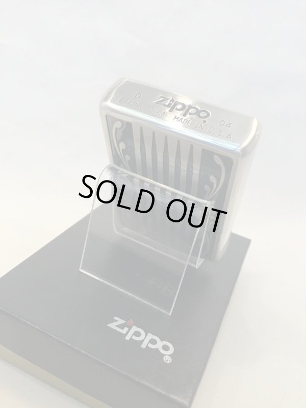 画像4: No.200 ヴィンテージZIPPO 2004年製 ロマネスクＡ　中世ローマ風 両面加工 z-1077