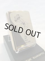 画像: No.254 ハイポリッシュブラスZIPPO ウィンディ z-1401