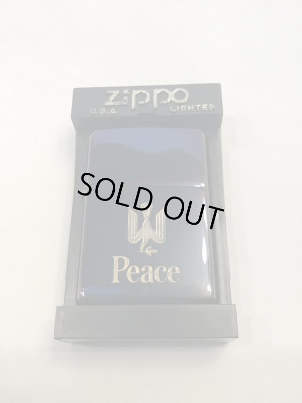 画像5: No.200 USED ZIPPO JT PEACE ピース ブルーチタン z-3445