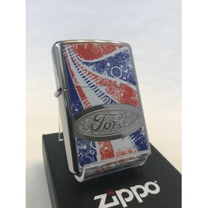 画像: No.250 外車シリーズ FPRD ZIPPO フォード ロゴ オレンジ&ブルー z-3454