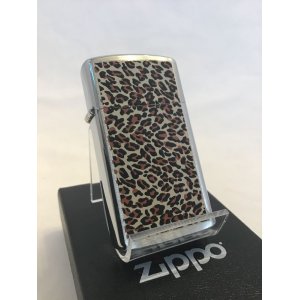 画像: No.1600 スリムタイプシリーズZIPPO アニマル柄 LEOPARD レオパード z-652