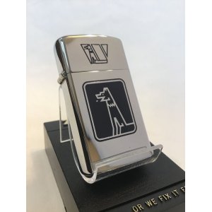 画像: No.1610 ヴィンテージZIPPO 1980年製 WALTER WOLF ウォーター・ウルフ ブルー z-3519