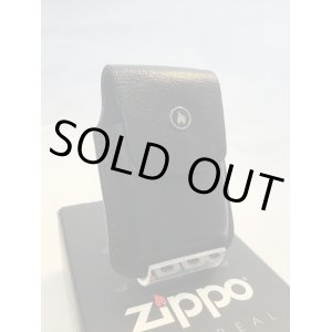 画像: No.L56007 ZIPPO GOODS イタリアンレザー ライターケース ブラック z-3524