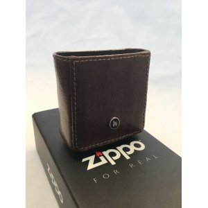 画像: No.L56003 ZIPPO GOODS イタリアンレザー シガレットケース ブラウン z-3525