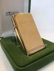 画像1: No.1500GP-18K スターリングシルバー GOLD PLATED ZIPPO 18K ゴールドプレイト z-3563