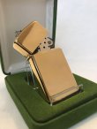 画像2: No.1500GP-18K スターリングシルバー GOLD PLATED ZIPPO 18K ゴールドプレイト z-3563