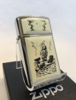 画像1: No.1659 スリムタイプZIPPO スクリュームショウ WHALE ホエール z-3585