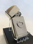 画像2: No.1610 スリムタイプZIPPO STERLING HEART スターリングハート z-3586