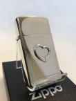 画像1: No.1610 スリムタイプZIPPO STERLING HEART スターリングハート z-3586