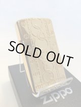 画像: No.1600 スリムタイプZIPPO ゴールドミラー両面 リング&スクリュー z-654