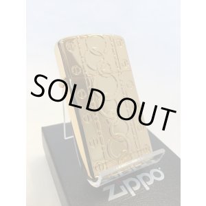 画像: No.1600 スリムタイプZIPPO ゴールドミラー両面 リング&スクリュー z-654