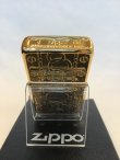 画像4: No.1600 スリムタイプZIPPO ゴールドミラー両面 リング&スクリュー z-654