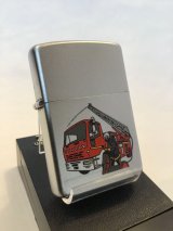 画像: No.205 ヴィンテージZIPPO 2003年製 FIRE ENGINE 消防車 z-1451