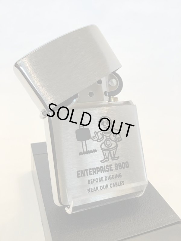 画像2: No.200 ヴィンテージZIPPO 2002年製 ENTERPRISE 9900 電話のケーブル会社のキャラクター z-1464