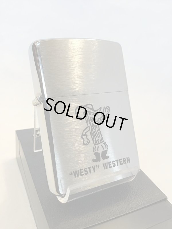 画像1: No.200 ヴィンテージZIPPO 2002年製 WESTY WESTERN 木材会社のキャラクター z-1462