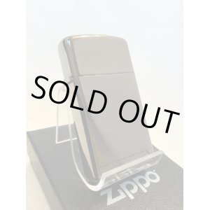 画像: No.1610 スリムタイプZIPPO ブラックアイス z-3642