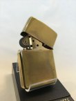 画像3: No.254 USED ZIPPO ソリッドブラス プレーン z-3693