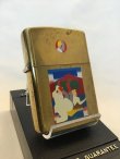 画像1: No.200 USED ZIPPO ソリッドブラス 横尾忠則 春画デザイン z-3692