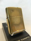 画像1: No.254 USED ZIPPO ソリッドブラス プレーン z-3693