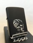 画像1: No.218 推奨品ZIPPO ブラックマット SKULL スカル z-3706