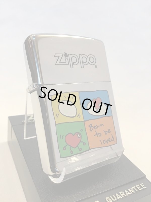 画像1: No.250 USED ZIPPO BORM TO BE LOVED ボーン・ツー・ビー・ラブ z-3720