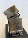 画像2: No.200 推奨品ZIPPO シルバースピン TATTOO HERT タトゥーハート z-3722