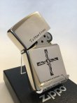 画像2: No.200 推奨品ZIPPO シルバーイブシ TATTOO CROSS タトゥークロス z-3723