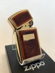 画像2: No.3600 USED ZIPPO スリムタイプ ゴールド ベッコウ調 z-3734