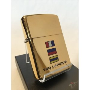 画像: No.250GE ヴィンテージZIPPO 1995年 TED LAPIDUS テッド・ラピダス ゴールド z-952