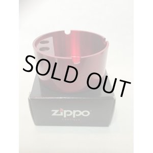 画像: No.ZA-01 ZIPPO ASHTRAY ジッポー灰皿 レッド z-3834