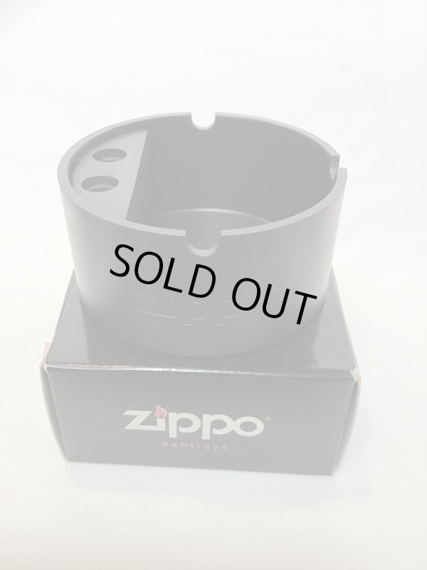 画像1: No.ZA-01 ZIPPO ASHTRAY ジッポー灰皿 ブラックツヤ消し z-3838