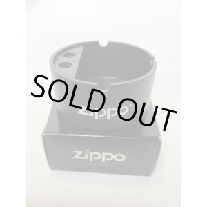 画像: No.ZA-01 ZIPPO ASHTRAY ジッポー灰皿 ブラックツヤ消し z-3836