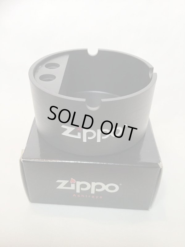 画像1: No.ZA-01 ZIPPO ASHTRAY ジッポー灰皿 ブラックツヤ消し z-3836