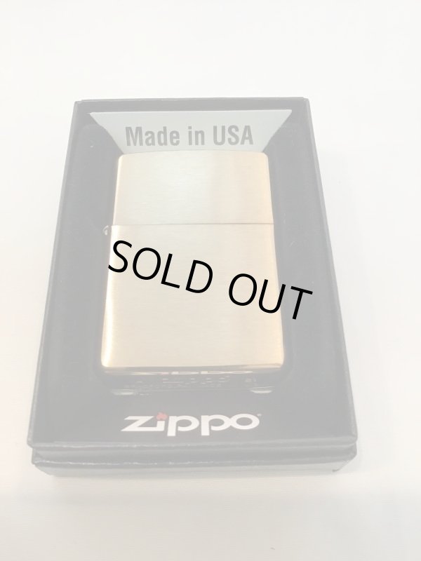 画像5: No204 推奨品ZIPPO ソリッドブラス 2021年1月製 プレーン z-3933