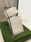 画像2: No.1500 スターリングシルバーZIPPO スリムタイプ オールドロゴ プレーン z-3935