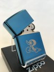 画像2: No.20446 PVDシリーズZIPPO サファイア ペンギン z-3965