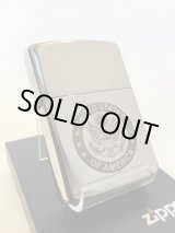 画像: No.100 シルバープレートシリーズZIPPO ゴールドインレー アメリカンイーグル z-3968
