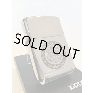画像: No.100 シルバープレートシリーズZIPPO ゴールドインレー アメリカンイーグル z-3968