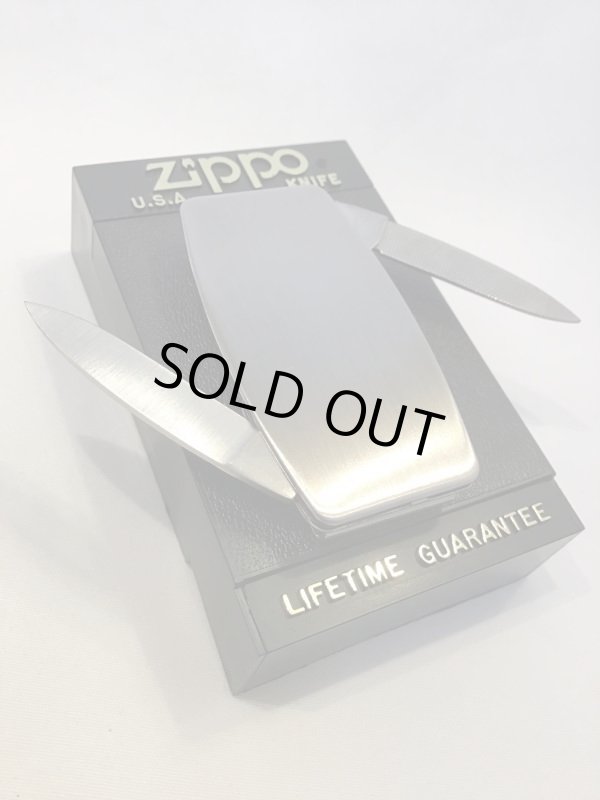 画像1: No.7800 ZIPPO GOODS マネークリップ ナイフ&ヤスリ付き z-4003