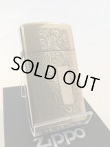 画像: No.1652BR スリムタイプZIPPO ベネチアンブラス z-4069