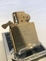 画像: ZIPPOインサイドユニット 1941タイプ 2002年製 オールゴールド z-4213