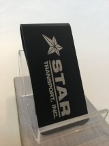 画像: No.7418 ZIPPO GOODS マネークリップ ブラックマット STAR TRANSPOST スタートランスポート z-4230