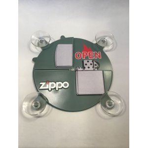 画像: ZIPPO GOODS アメリカZIPPO社製 OPEN CLOSED DISPLAY オープン/クローズ ディスプレイ z-4350