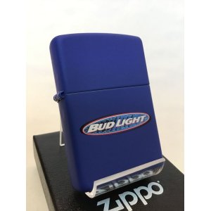 画像: No.229 ROYAL BLUE MATTE ZIPPO ロイヤルブルーマット BUDWEISER LIGHT バドワイザーライト z-4438