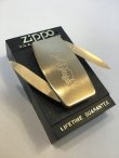 画像1: No.7800G ZIPPO GOODS マネークリップ ジャックダニエル ゴールド ナイフ＆ヤスリ付き  z-4472