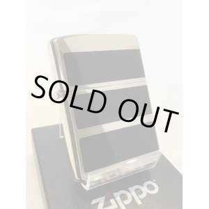 画像: No.162 アーマータイプZIPPO THREE LINS BLACK スリーラインブラック z-4476