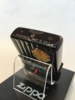 画像4: No.162 アーミータイプZIPPO N8 BLACK TITANUM ブラックチタン 四葉のクローバーメタル付き z-4492